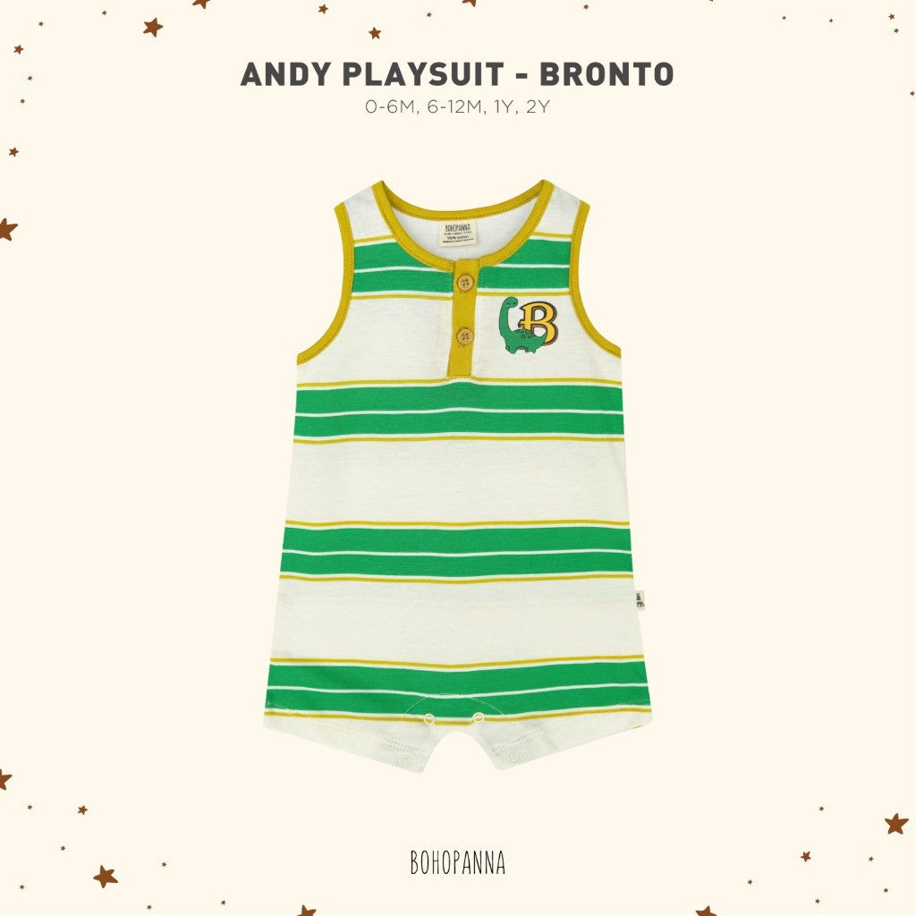 BOHOPANNA - ANDY PLAYSUIT - JUMPER ANAK 2481 Dinosaur