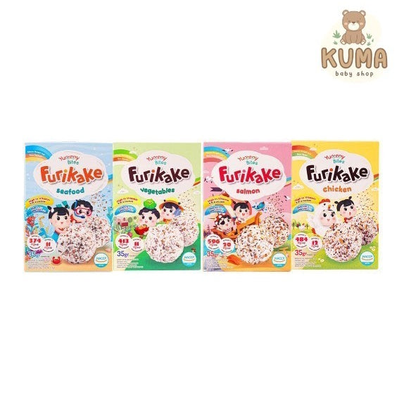 Yummy Bites Furikake 35gr Yummybites Rumput Laut Topping Mpasi