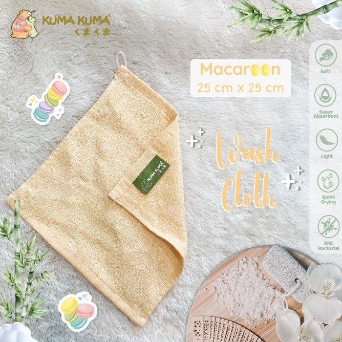 Washcloth by Kuma Kuma Handuk Mandi Bayi Kecil 4pcs