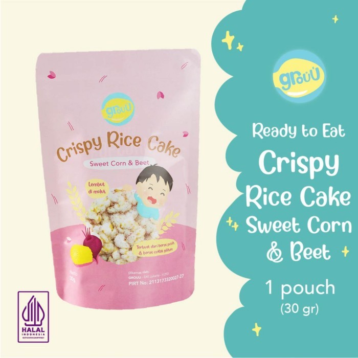 Grouu - Cemilan Anak - Crispy Rice Cake