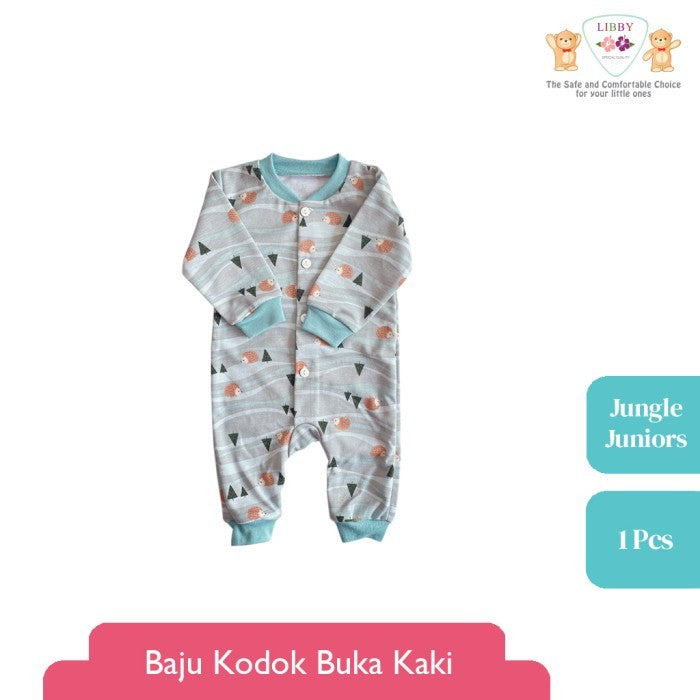 LIBBY Baju Kodok Panjang Buka Kaki Tanpa Topi (1 pcs)