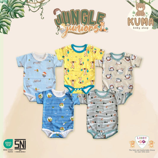 LIBBY Jungle Juniors Newborn Motif Baju Kodok Segitiga (1 pcs)