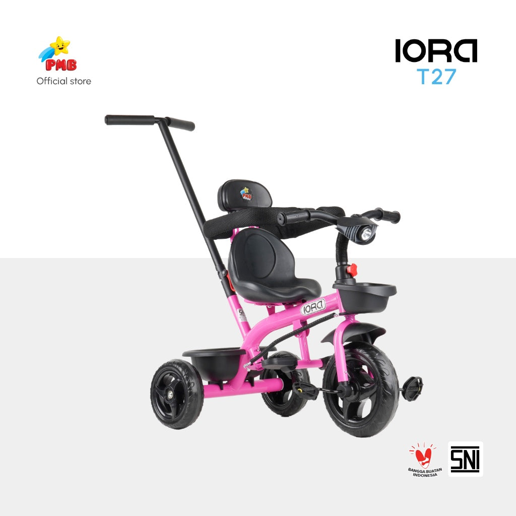 Sepeda Roda Tiga IORA Tricycle T27 – PMB Toys