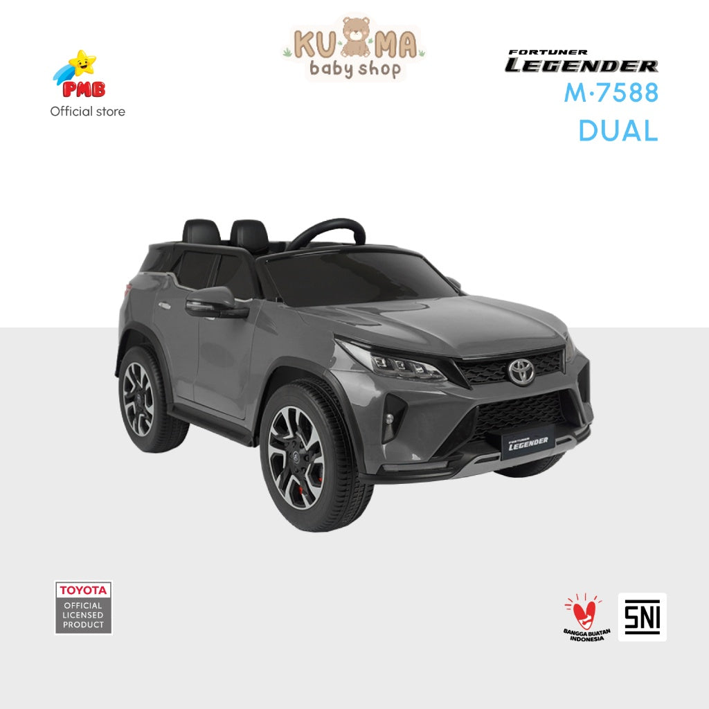Mainan Mobil Aki Toyota Fortuner Legender M7588 DUAL– PMB TOYS