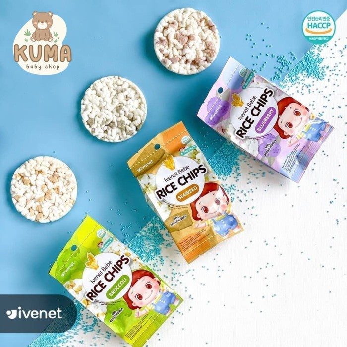Ivenet Rice Chip - Snack Jajanan Cemilan Kerupuk Bayi dan Anak