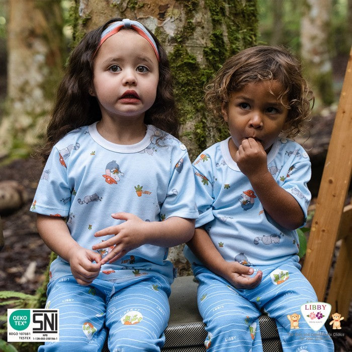 LIBBY Baju Kodok Panjang Buka Kaki Tanpa Topi (1 pcs)