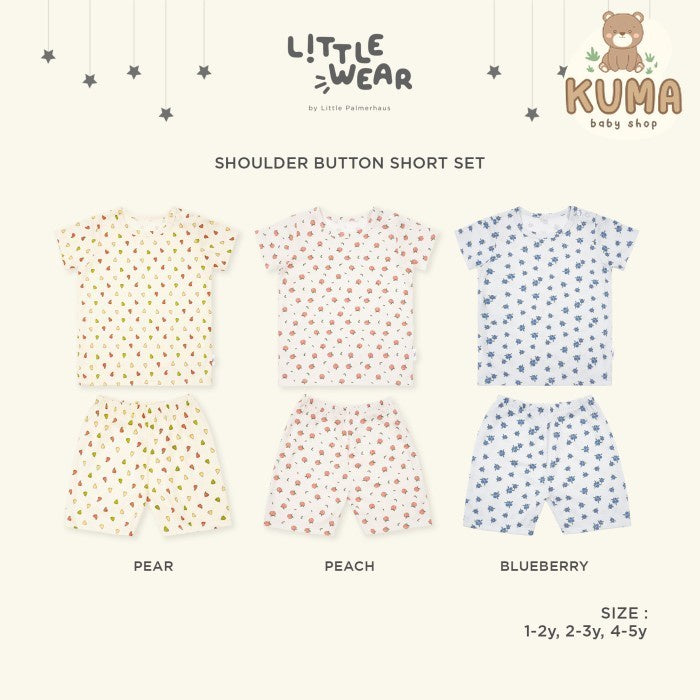 Baju Anak - Little Palmerhaus Little Wear Shoulder Short Set 19.0