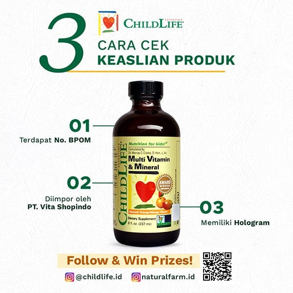 Childlife Multivitamin & Mineral Vitamin Anak