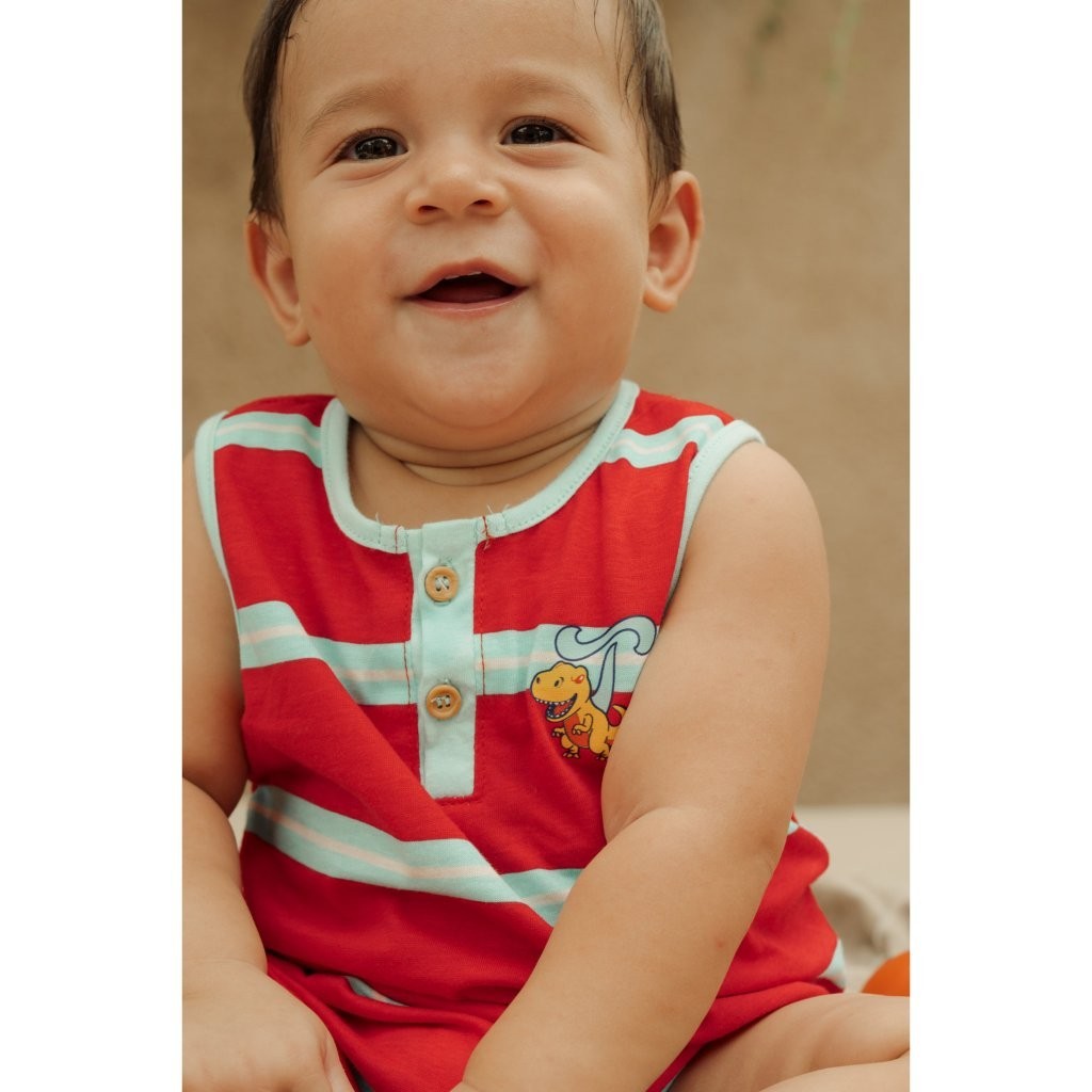 BOHOPANNA - ANDY PLAYSUIT - JUMPER ANAK 2481 Dinosaur