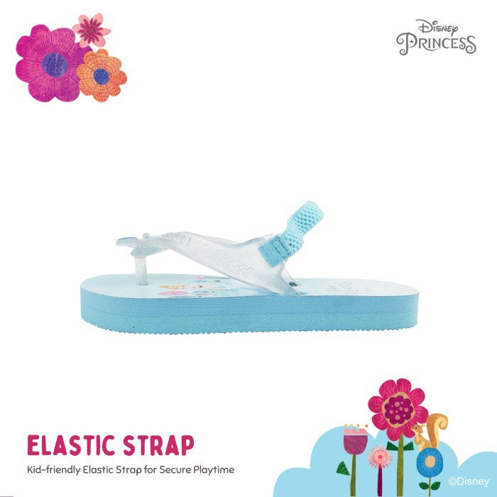 Zuma Baby x Disney Princess Cinderella Blue, Sandal Jepit Bayi Karet