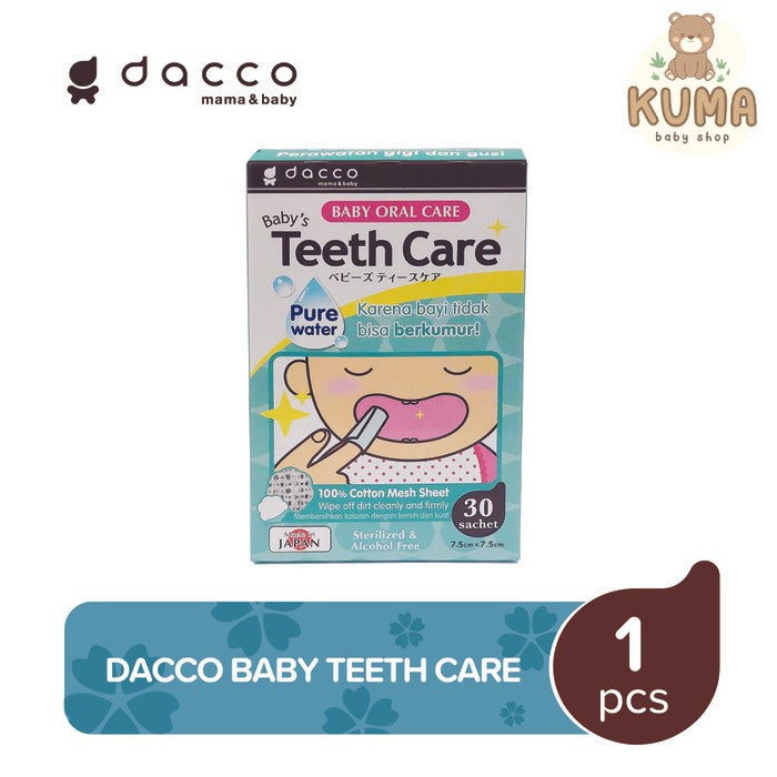 Dacco Baby's Teeth Care 30pcs Pure Water Tissue Basah Mulut Bayi