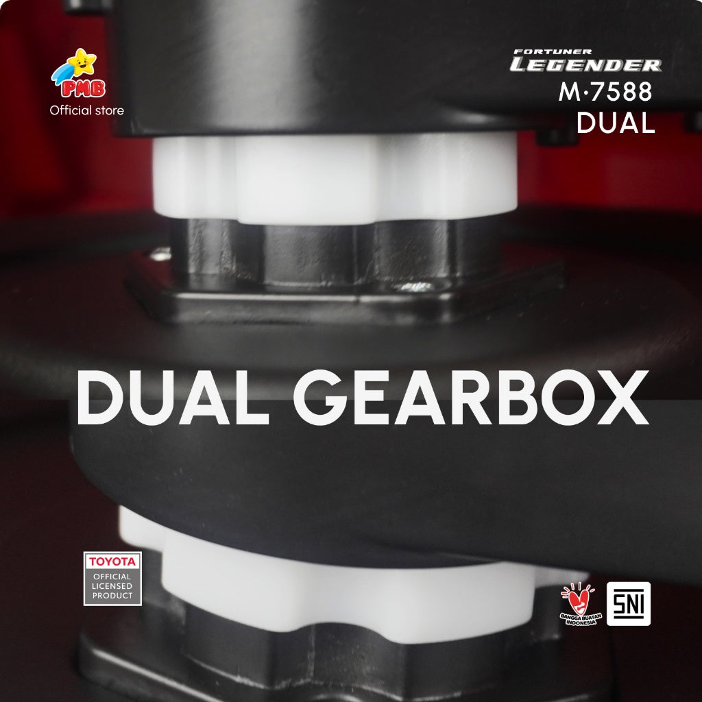 Mainan Mobil Aki Toyota Fortuner Legender M7588 DUAL– PMB TOYS