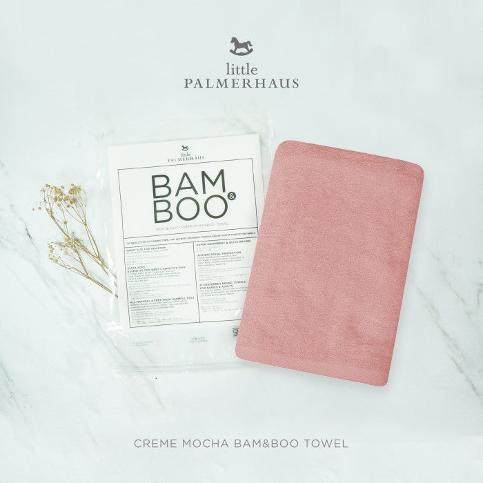 Little Palmerhaus -  Handuk Bam & Boo Bamboo Towel 8.0 Mandi Anak Bayi