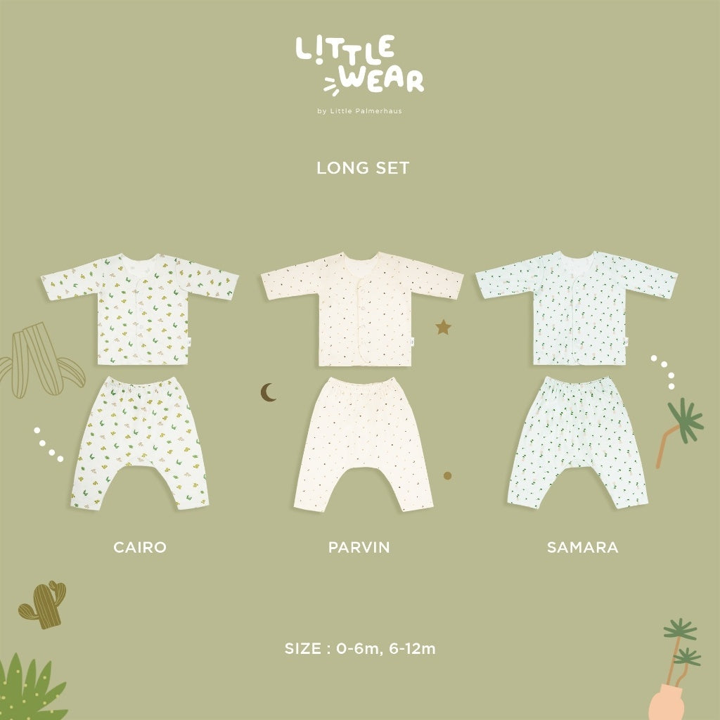 Little Palmerhaus - Little Wear Long Set 21.0 (Setelan Baju Bayi Lengan Panjang)