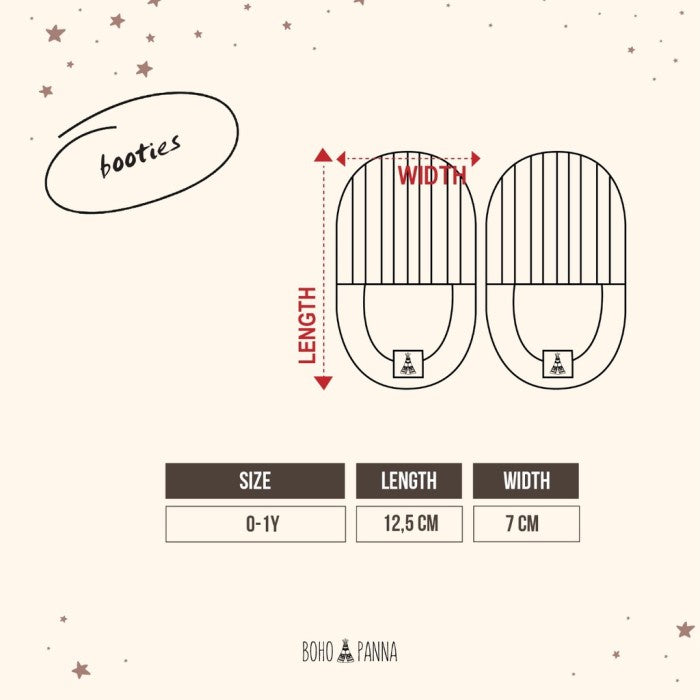 BOHOPANNA - BOOTIES - Sepatu Bayi 2102