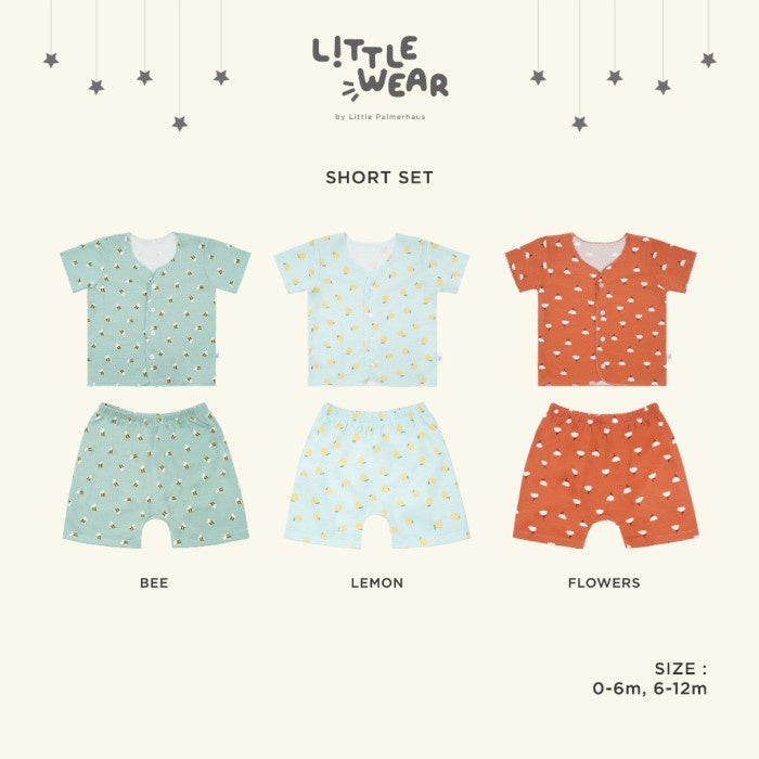 Little Palmerhaus - Little Wear Short Set 18.0 (Setelan Bayi) Pendek