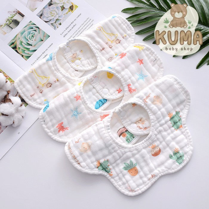 Kuma Baby Bib Petal 3022 Celemek Slaber Bayi