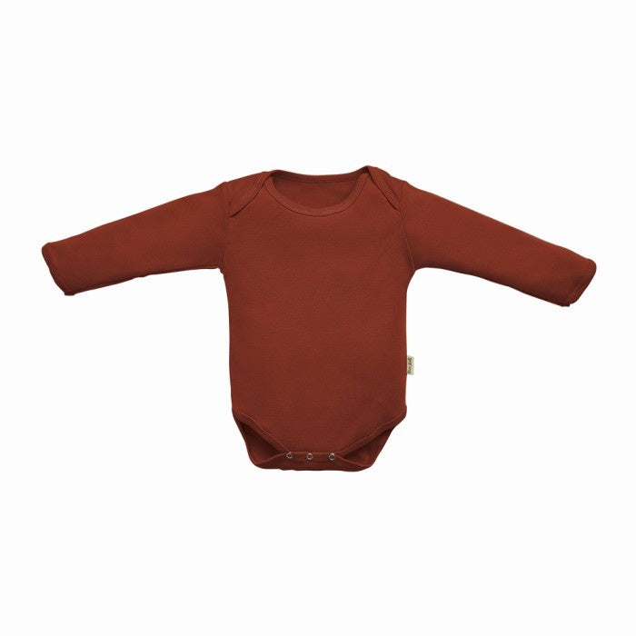 Nice Kids Baby Long Sleeve Bodysuit Baju Bayi Bodysuit Solid Color