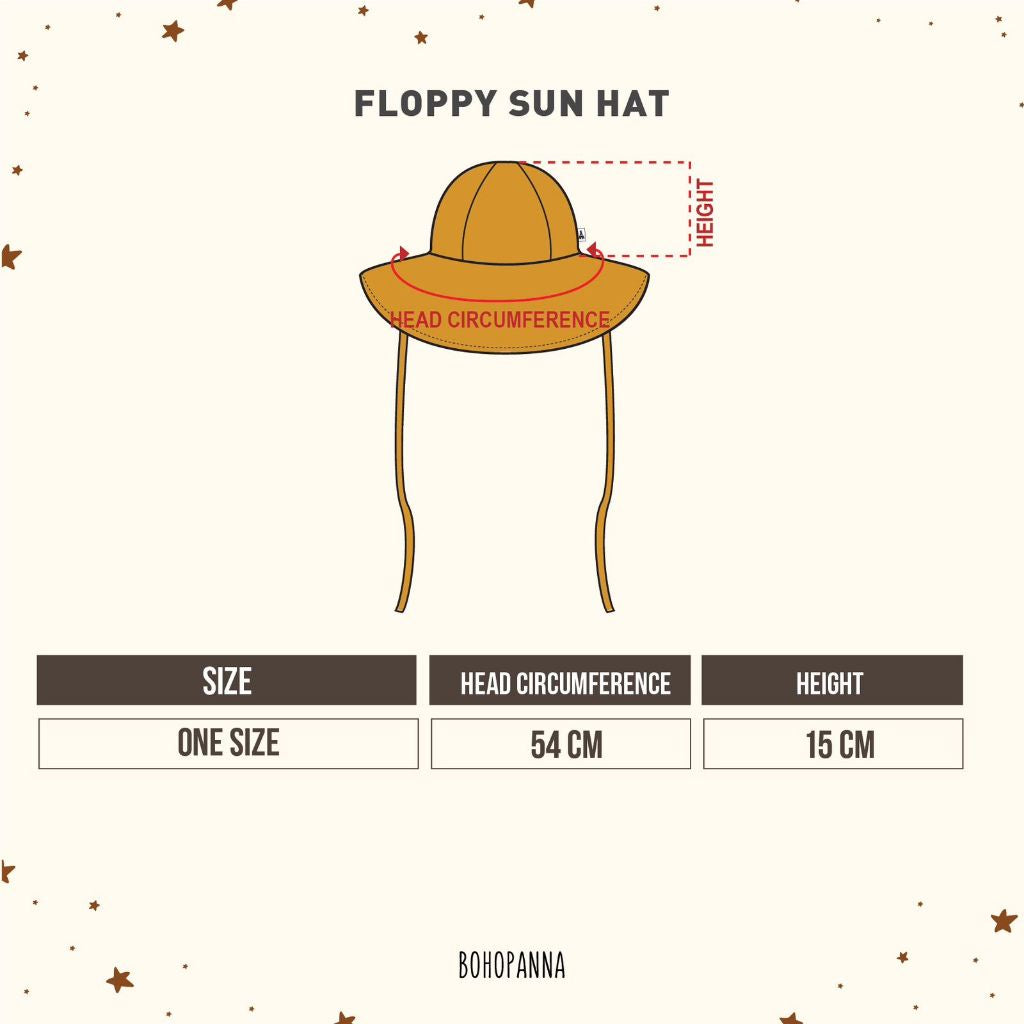 BOHOPANNA - FLOPPY SUN HAT - Topi Anak