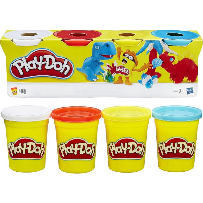 Play Doh Playdoh Starter Set 4 Pack 16 Oz Colors, Sweet, Wild