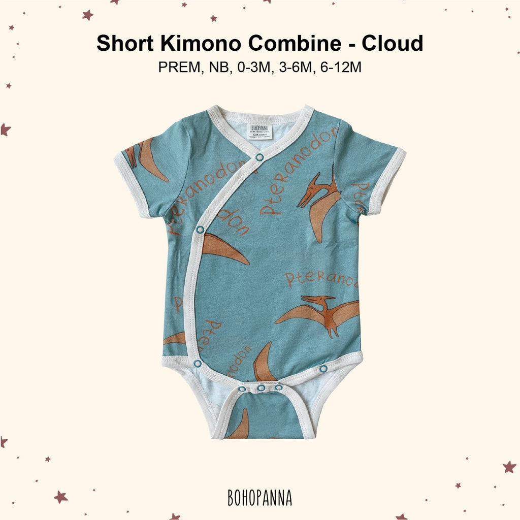 BOHOPANNA - SHORT KIMONO COMBINE DINO - Jumper Bayi