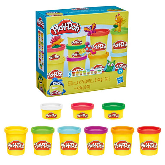Play-Doh Colorful Garden Pack Sapphire Classic Bright Wild Set isi 9 Warna