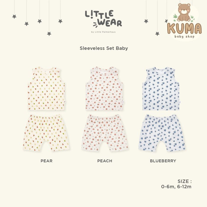 Baju Bayi - Little Palmerhaus Little Wear Baby Sleeveless Set 19.0