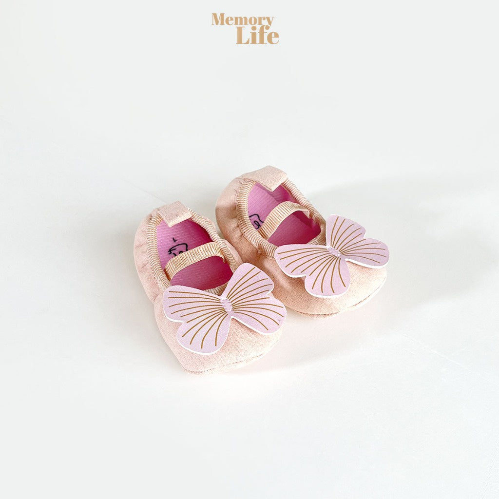 MemoryLife - Prewalker Ribbon Butterfly | Sepatu Prewalker Bayi Perempuan Umur 0 Bulan - 18 Bulan