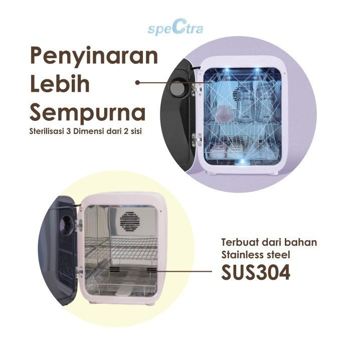 Spectra UV Sterilizer Soft Color - Steril UV Botol & Perlengkapan Bayi