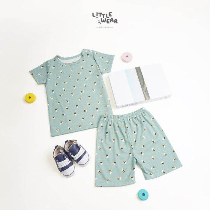 Little Palmerhaus - Little Wear Shoulder Button Short Set 18.0