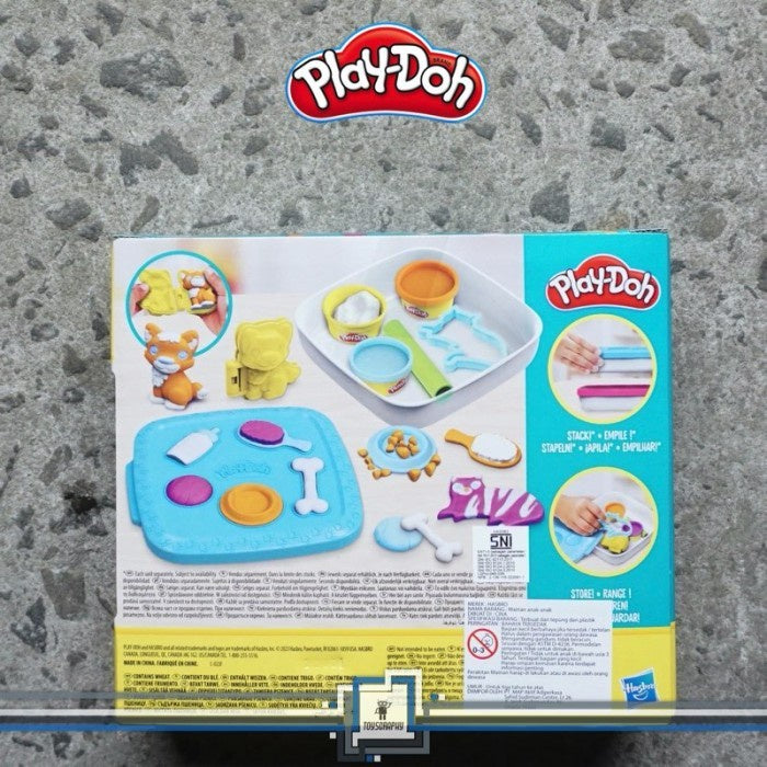 Playdoh Create n Go Pets Playset and Play Doh tempat makan