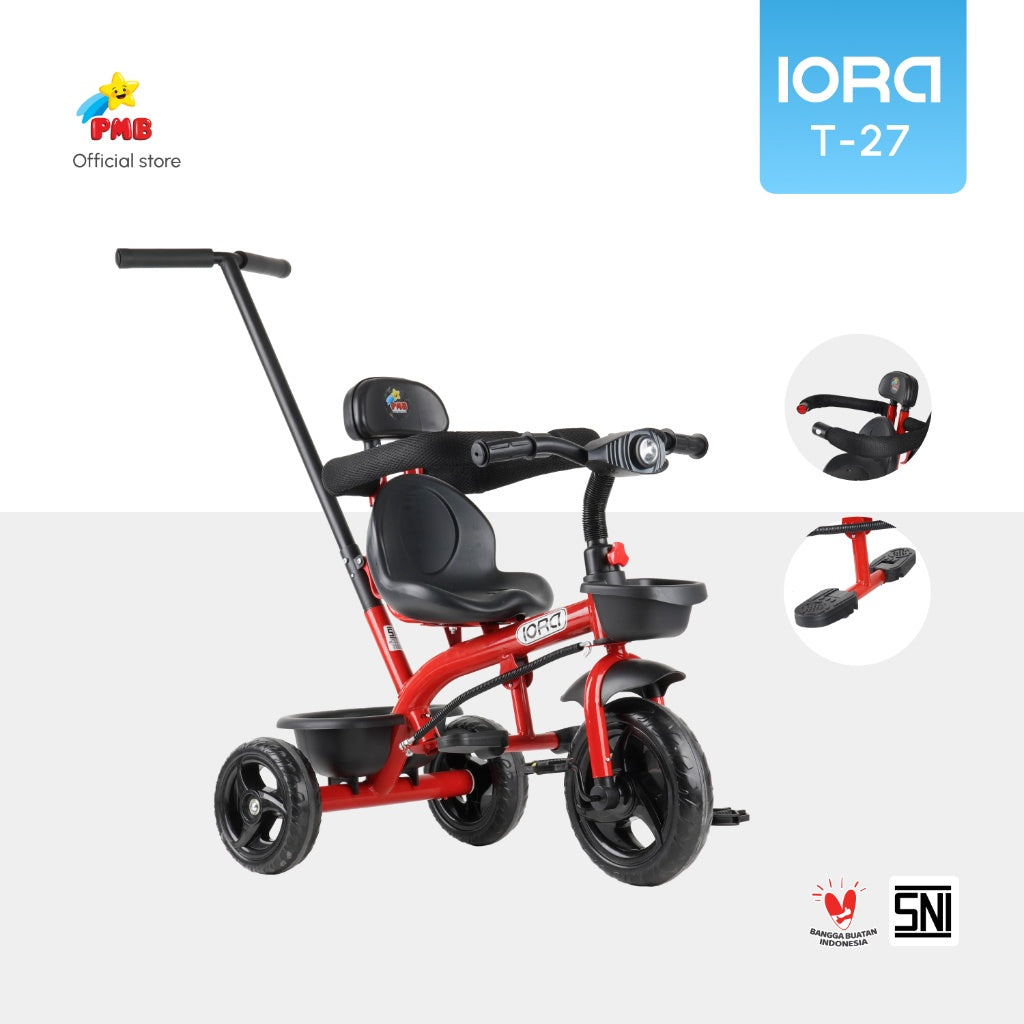 Sepeda Roda Tiga IORA Tricycle T27 – PMB Toys