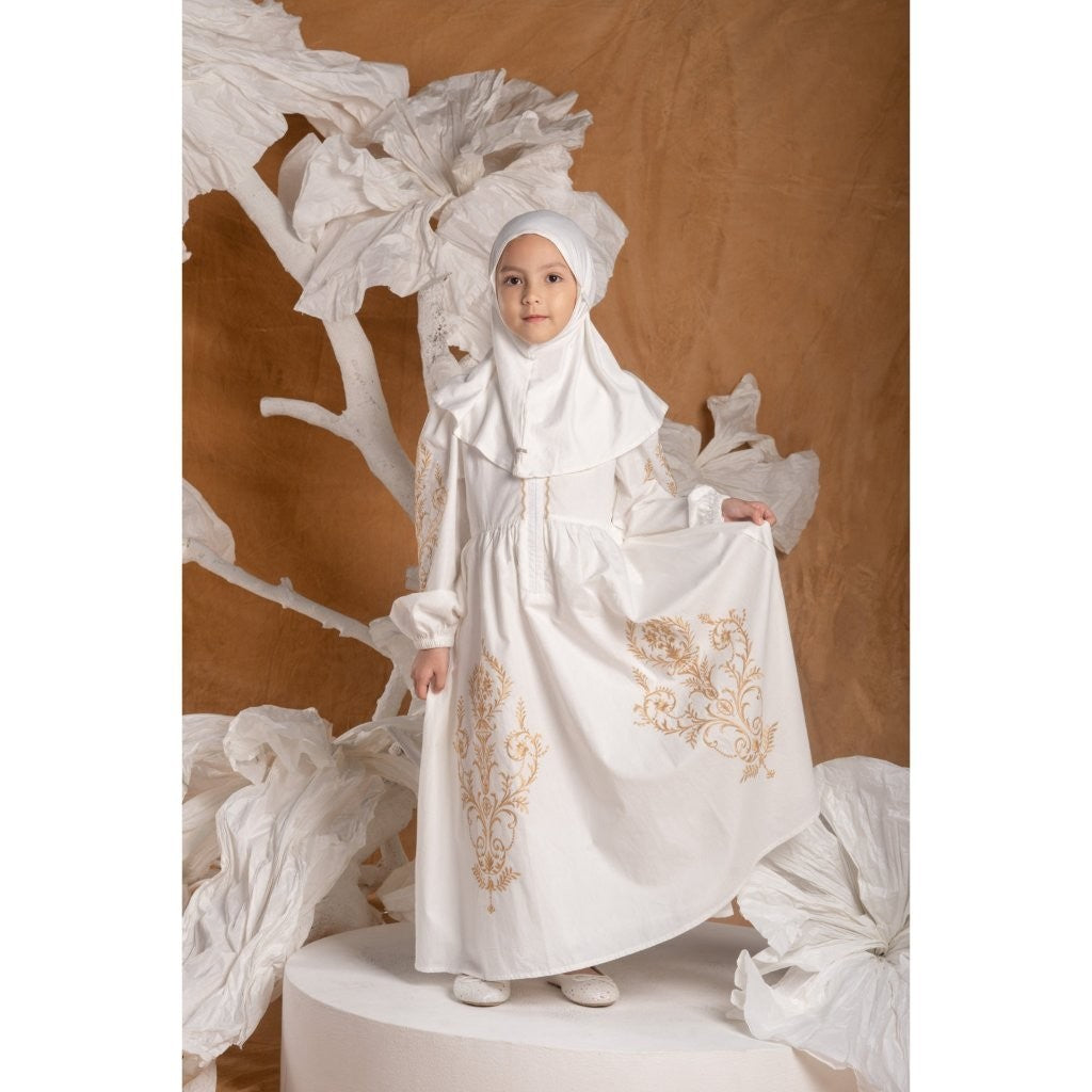 BOHOPANNA - RAYA COLLECTION 2025 - INAYA KIDS DRESS - Dress Anak Perempuan - Baju Muslim - Baju Raya - Gamis