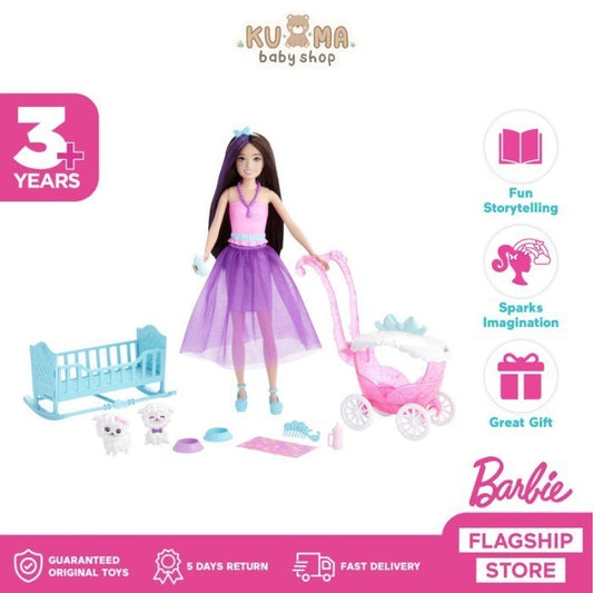 Barbie Dreamtopia Skipper Doll Nurturing Playset - Mainan Aksesoris