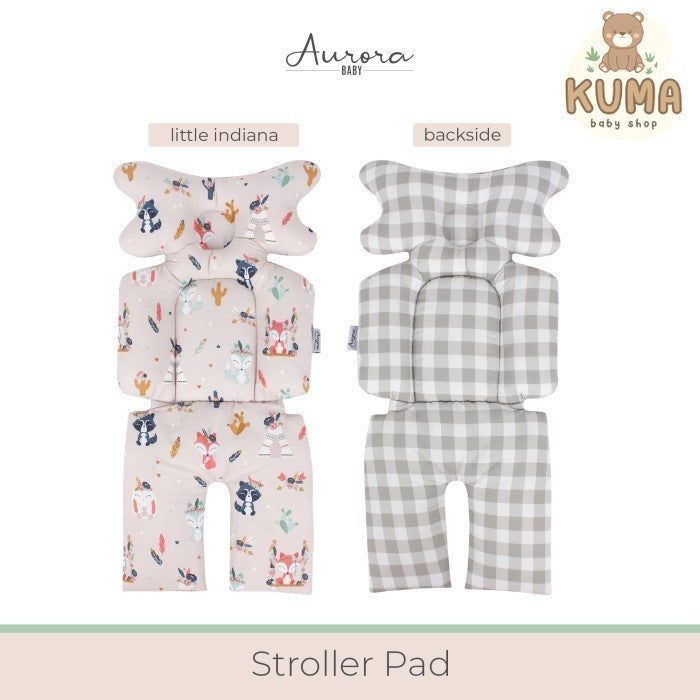 Aurora Baby - Alas Stroler dengan Sandaran Bantal Peyang (Peang)