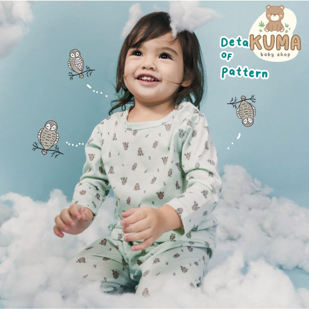 Little Palmerhaus - Little Wear Shoulder Button Long Set 20.0 (Setelan Anak)