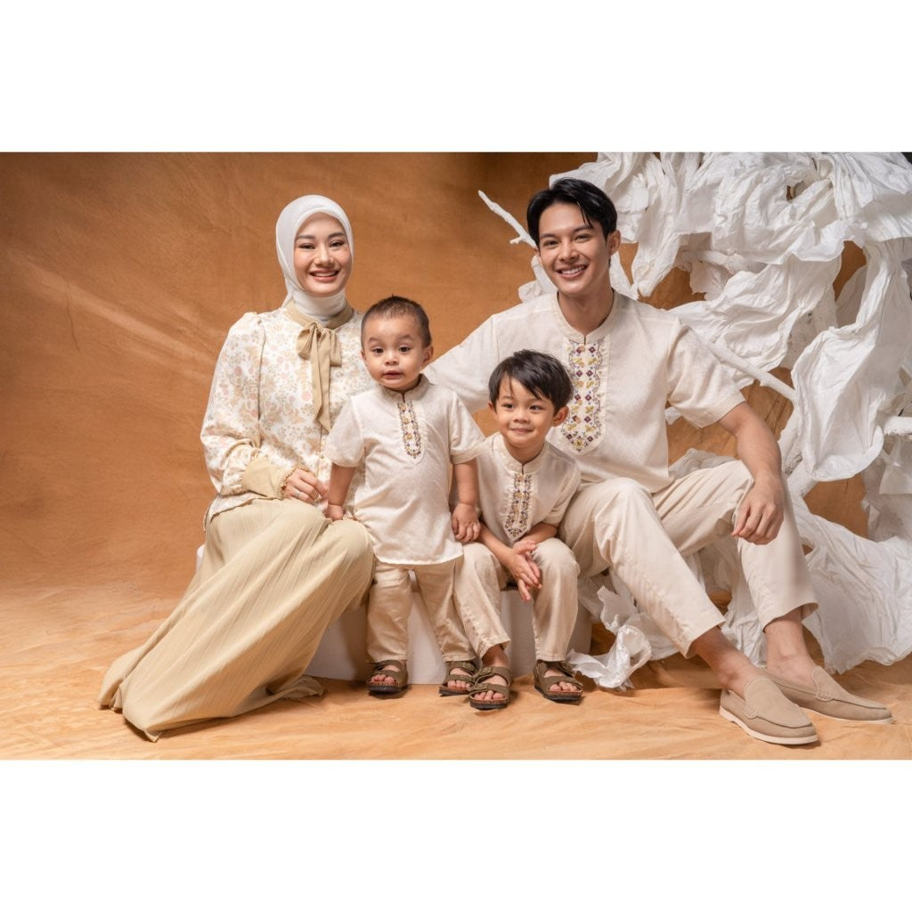 BOHOPANNA - RAYA COLLECTION 2025 - FANDI KIDS SET - Setelan Baju Bayi - Baju Muslim - Baju Raya