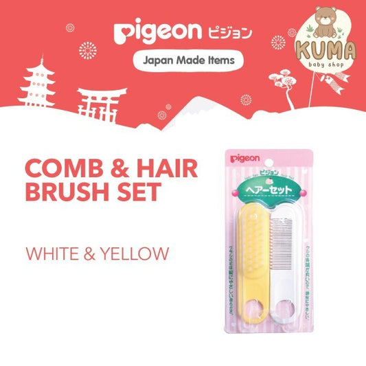 PIGEON Comb and Hair Brush Set - Import | Sisir Bayi