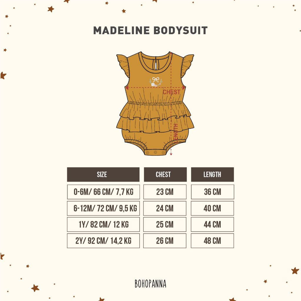 BOHOPANNA - MADELINE BODYSUIT - Jumper Bayi