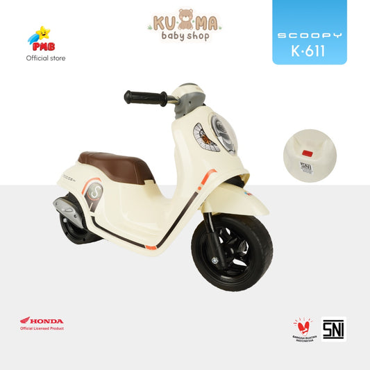 MAINAN ANAK MOTOR FOOT TO FLOOR HONDA SCOOPY K611 - PMB TOYS