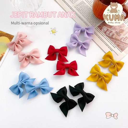 Korea Pita Rambut Anak Jepit Rambut Anak Perempuan 2pcs