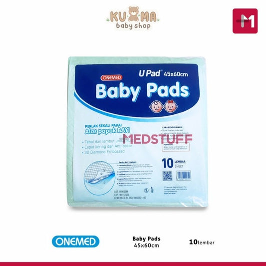 Baby Pads 45x60cm / 60x60cm Underpad Onemed Upad Baby Pads Alas Bayi