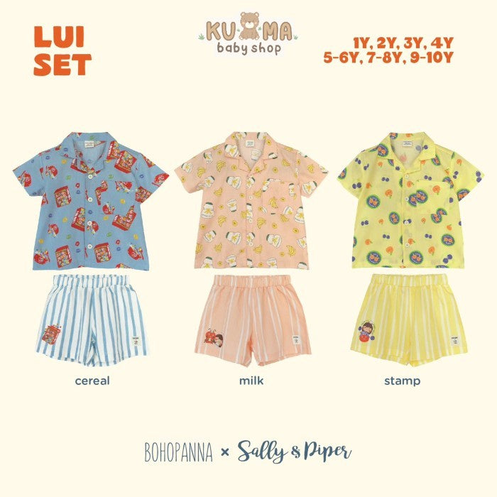 BOHOPANNA - BOHOPANNA X SALLY & PIPER - LUI SET - Setelan Anak