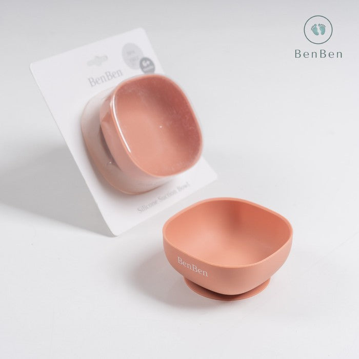 BenBen Minimalist Silicone Suction Bowl  Mangkok Mpasi Anak