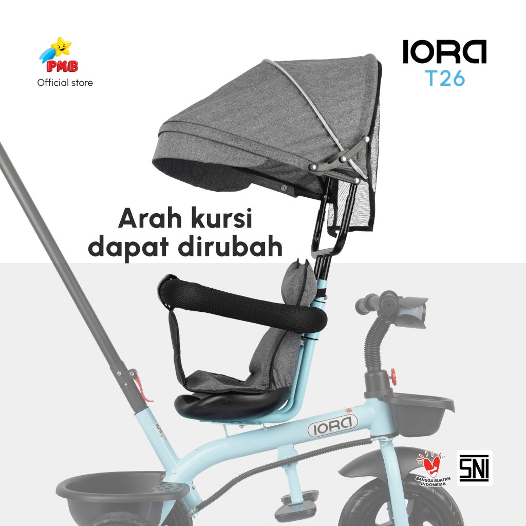 Sepeda Roda Tiga IORA Tricycle T26 – PMB Toys