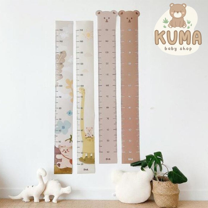 Kuma Pengukur Tinggi Badan Anak Penggaris Tempel Wall Sticker W04