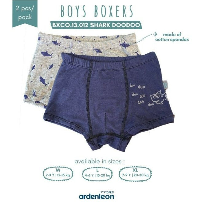 Ardenleon 2pcs Boxer 2-9 Tahun Celana Dalam Anak Laki Laki