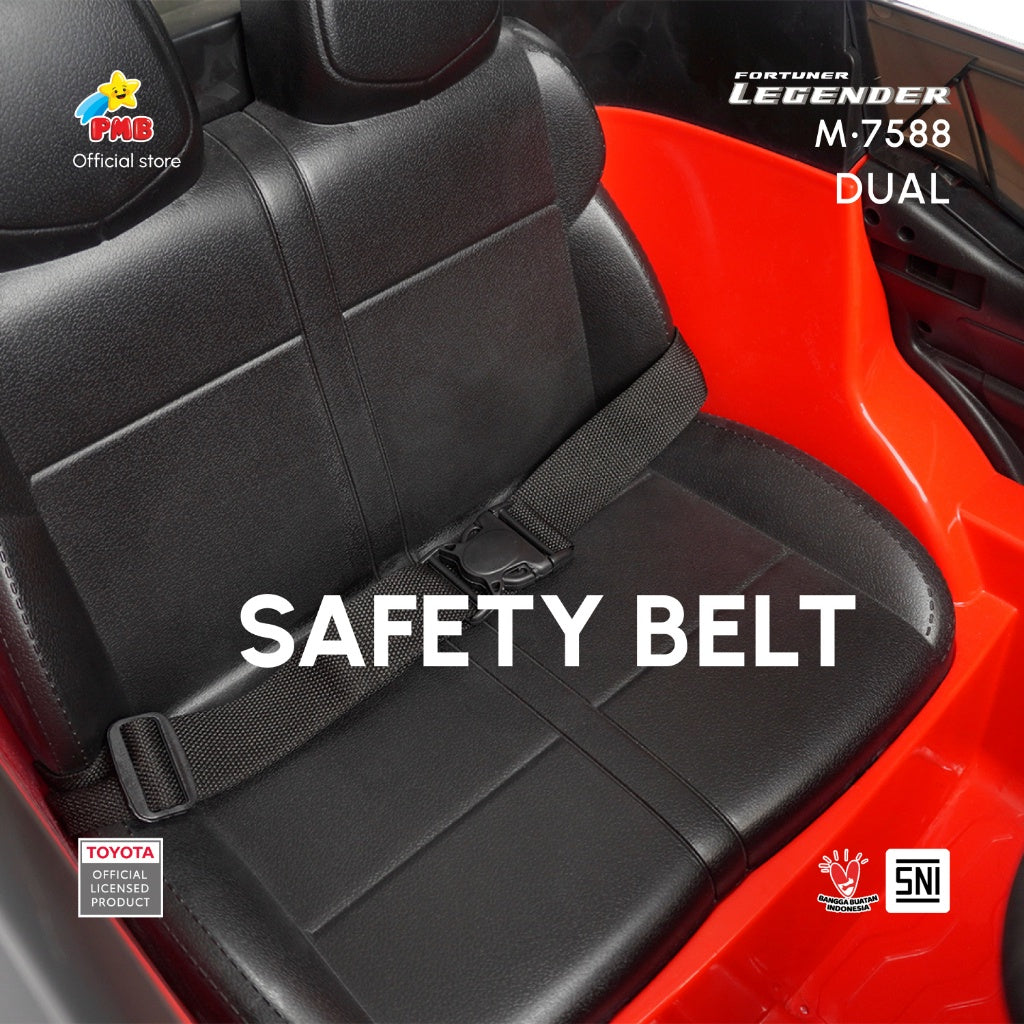 Mainan Mobil Aki Toyota Fortuner Legender M7588 DUAL– PMB TOYS