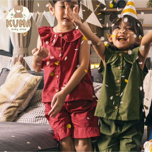 Little Palmerhaus - Carol Attire Set Girl (Setelan Anak Perempuan)