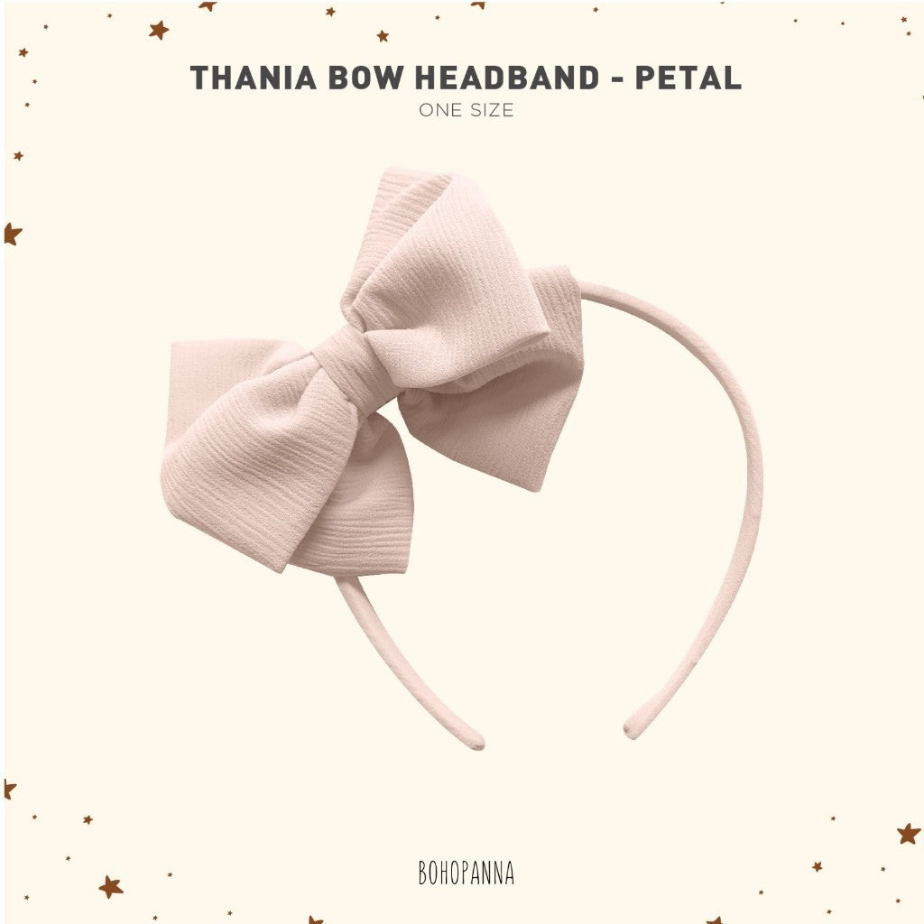 BOHOPANNA - RAYA COLLECTION 2025 - THANIA BOW HEADBAND - Pita Bayi